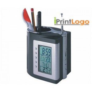 DESK PEN HOLDER CLOCK-IGT-4237